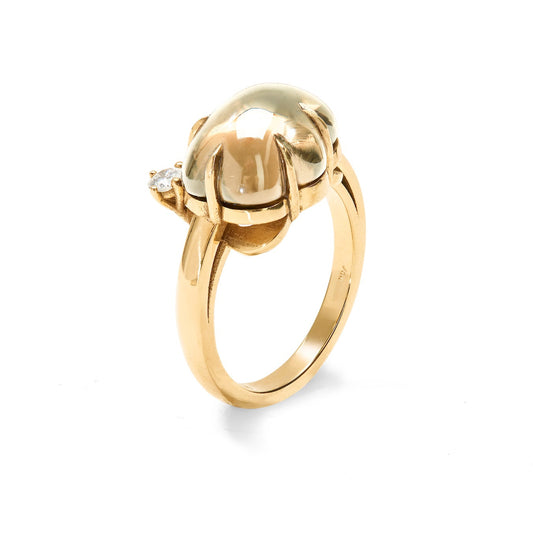 Golden Edition Cloud Ring Diamond