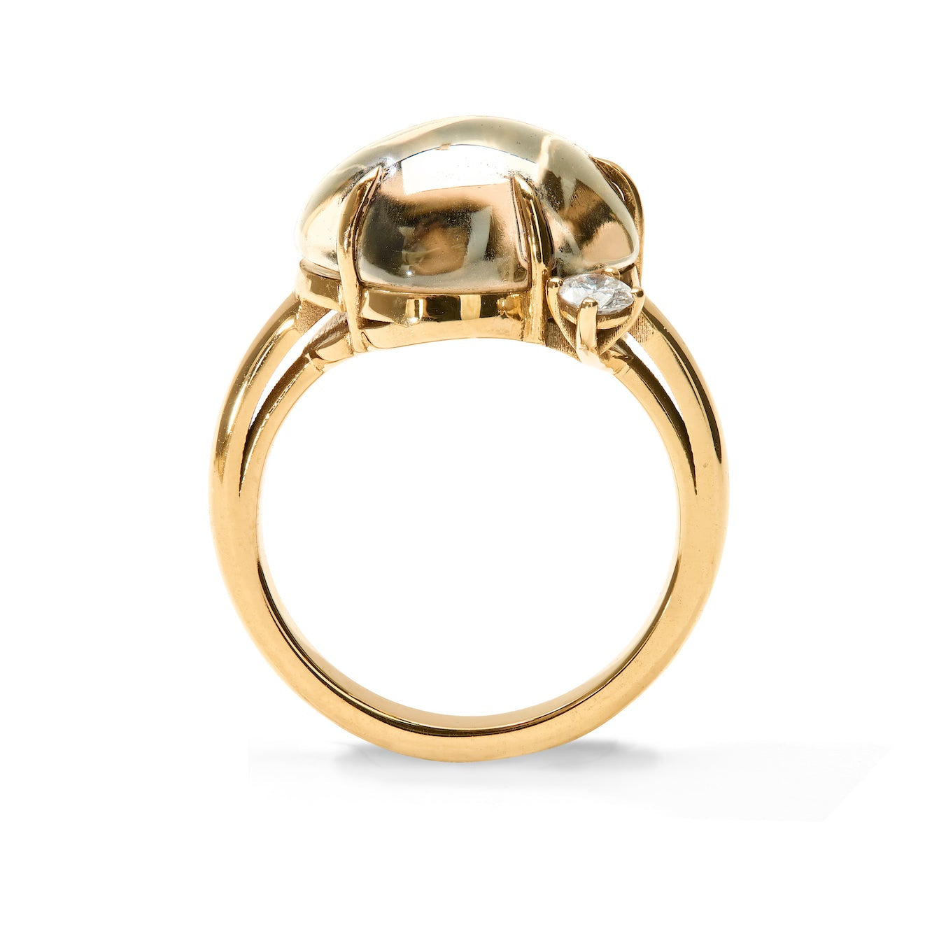 Golden Edition Cloud Ring Diamond