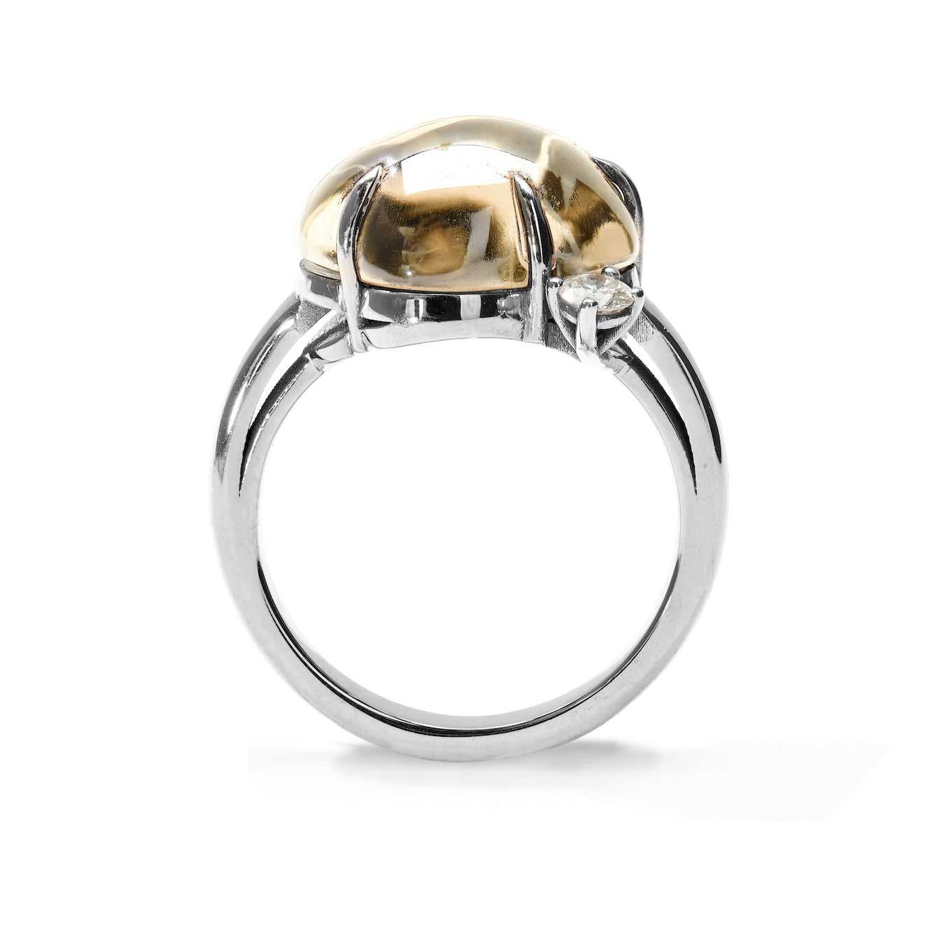 Golden Edition Cloud Ring Diamond