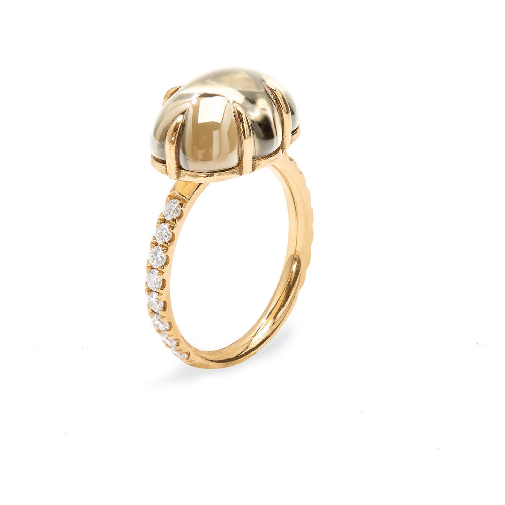 Golden Edition Cloud Ring Pavé