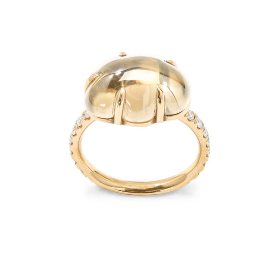 Golden Edition Cloud Ring Pavé