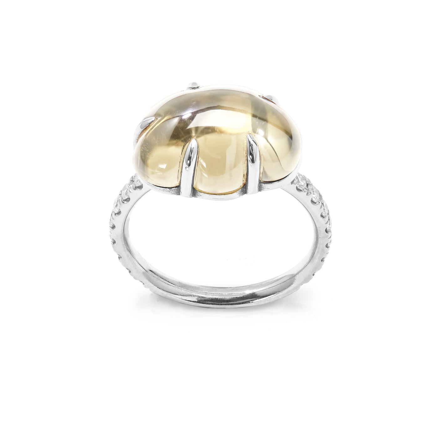 Golden Edition Cloud Ring Pavé