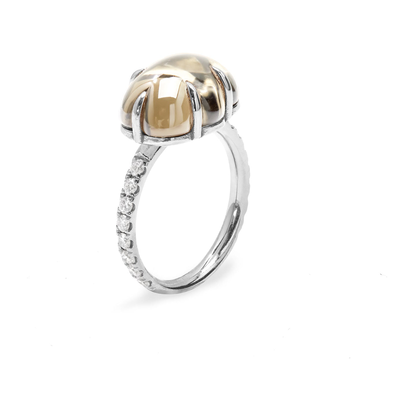 Golden Edition Cloud Ring Pavé