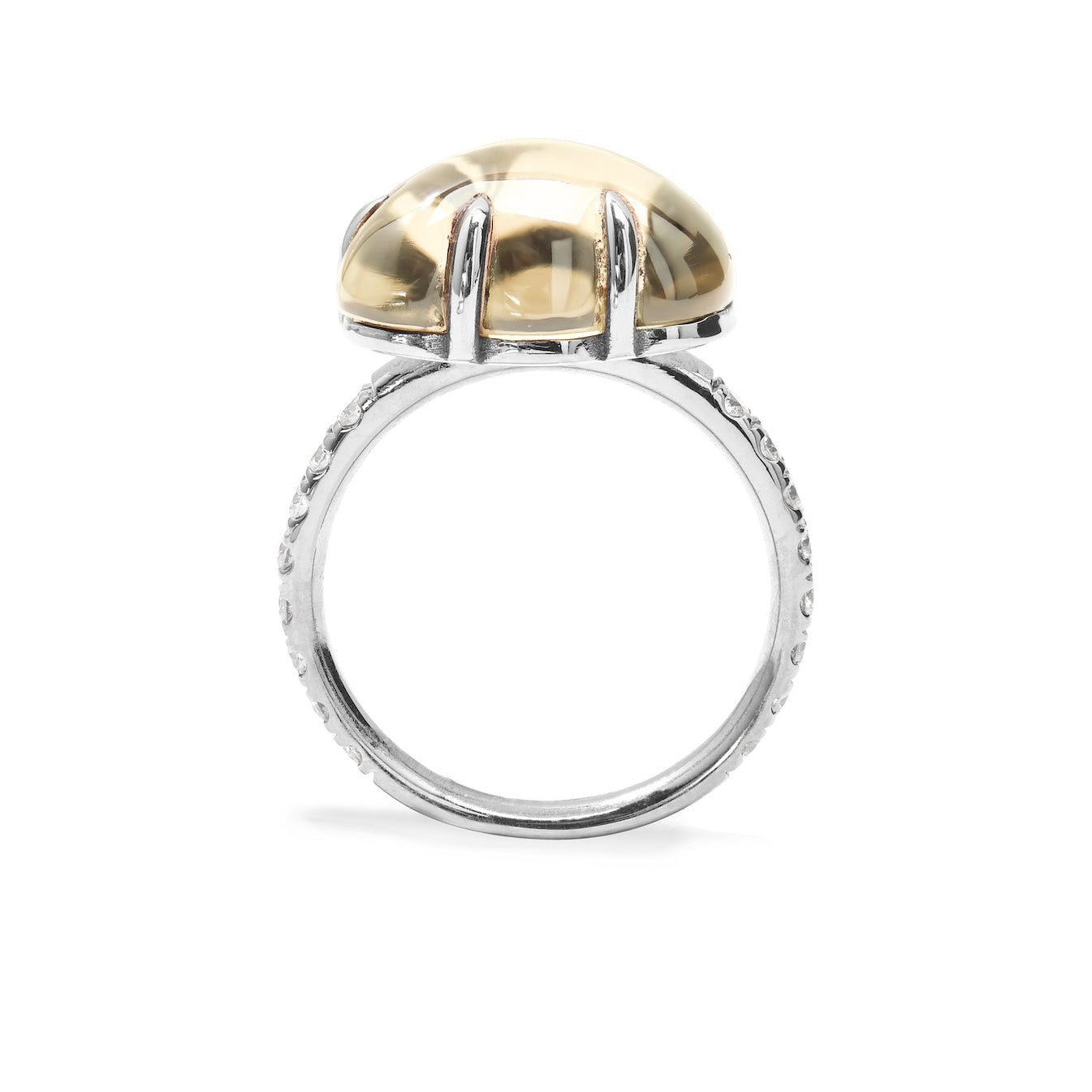 Golden Edition Cloud Ring Pavé