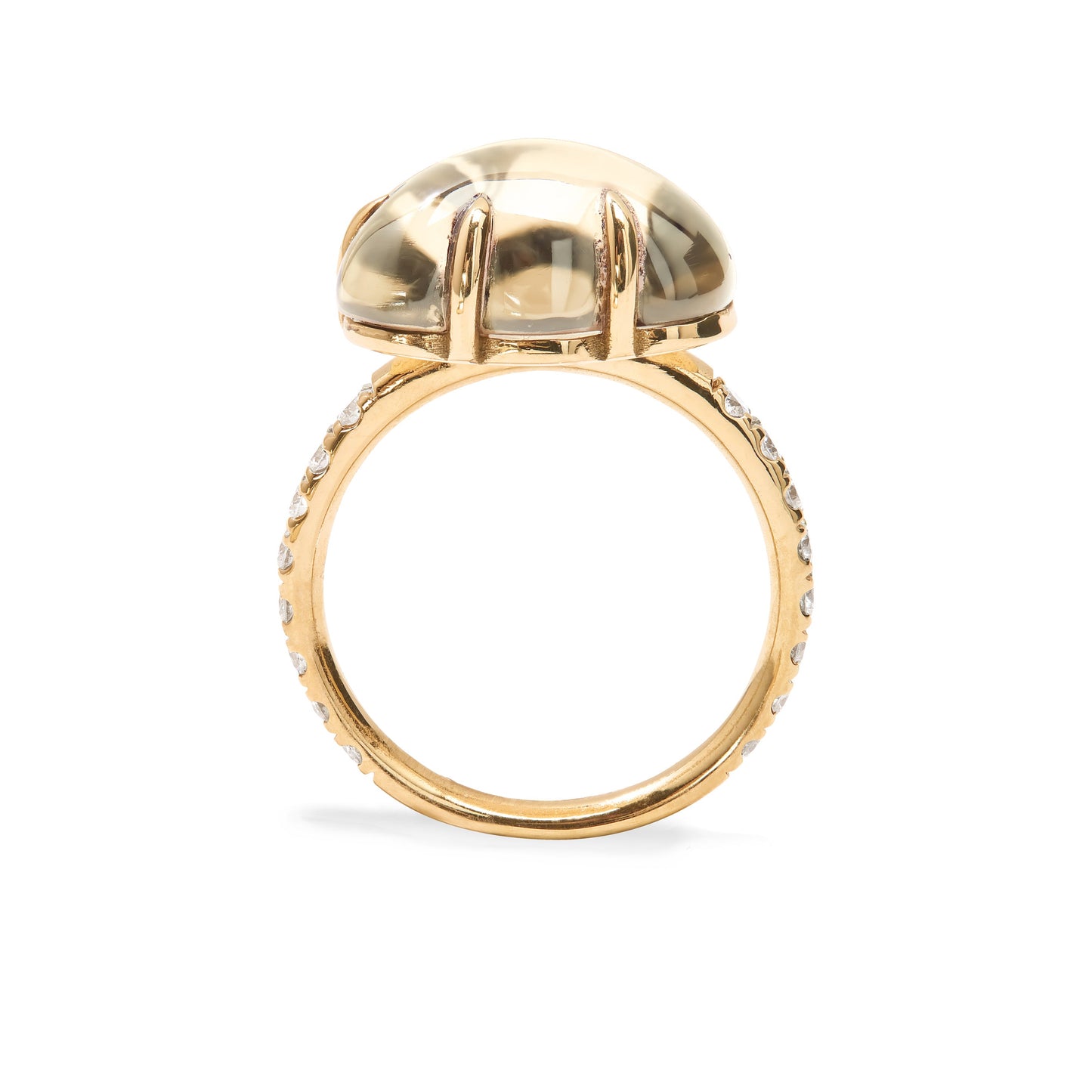 Golden Edition Cloud Ring Pavé