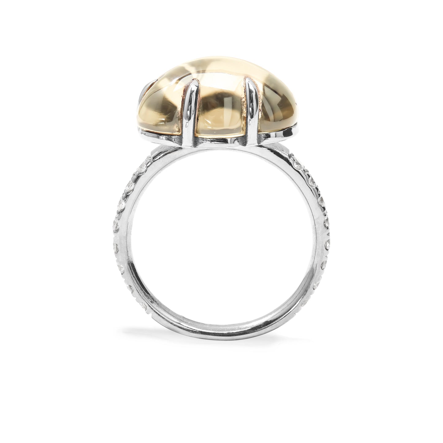 Golden Edition Cloud Ring Pavé