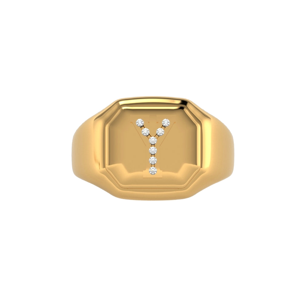 Initials Collection Ring Y