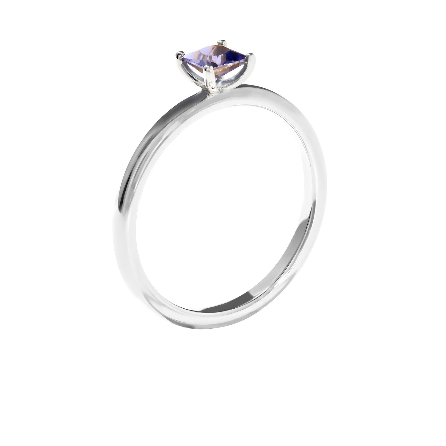 VIERI Birthstone Collection Ring Iolith - Dezember