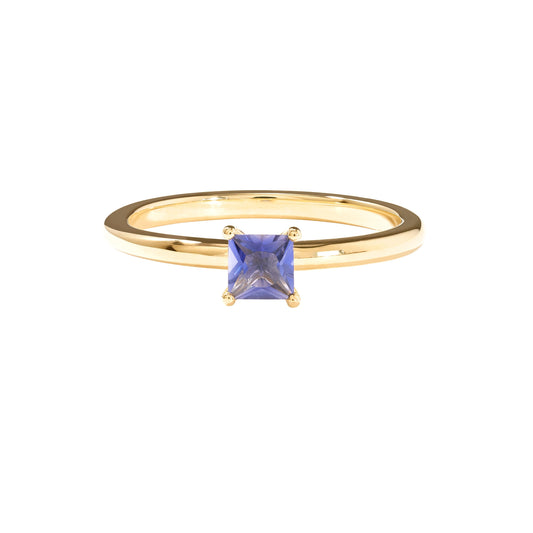 VIERI Birthstone Collection Ring Iolith - Dezember