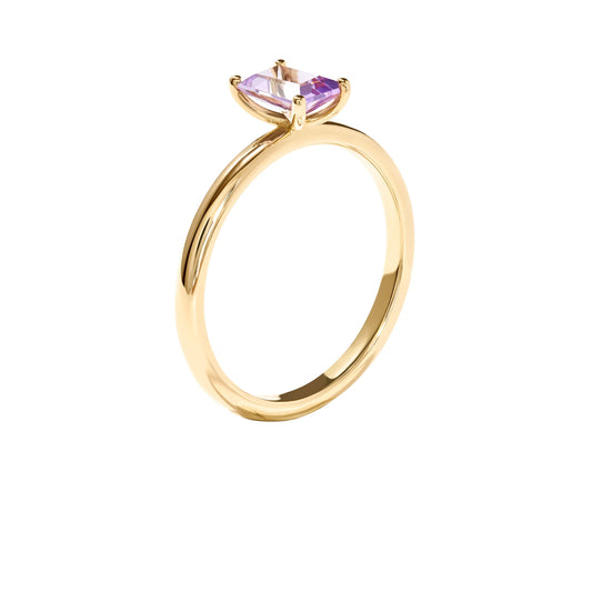 VIERI Birthstone Collection Ring Februar Amethyst