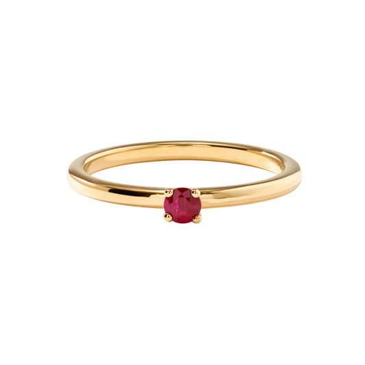 VIERI Birthstone Collection Ring Rubin - Juli