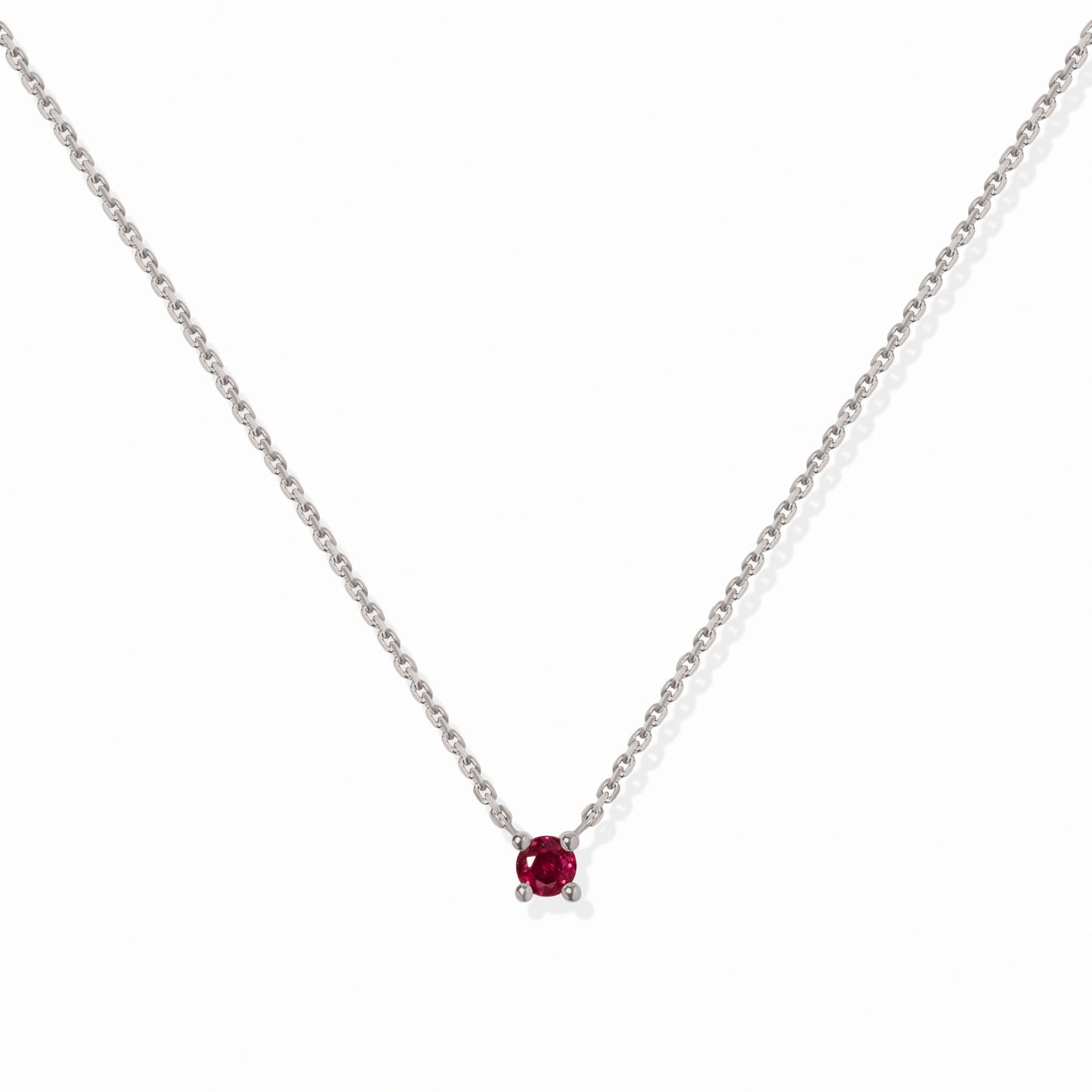 VIERI Birthstone Collection Halskette Rubin - Juli