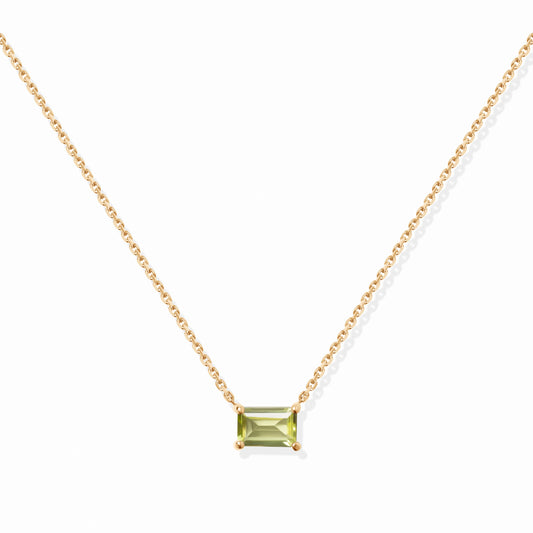 VIERI Birthstone Collection Halskette Peridot - August