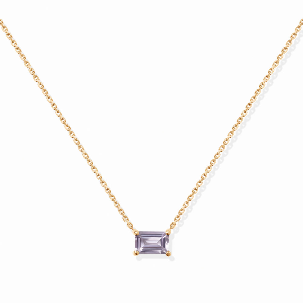 VIERI Birthstone Collection Halskette Amethyst - Februar