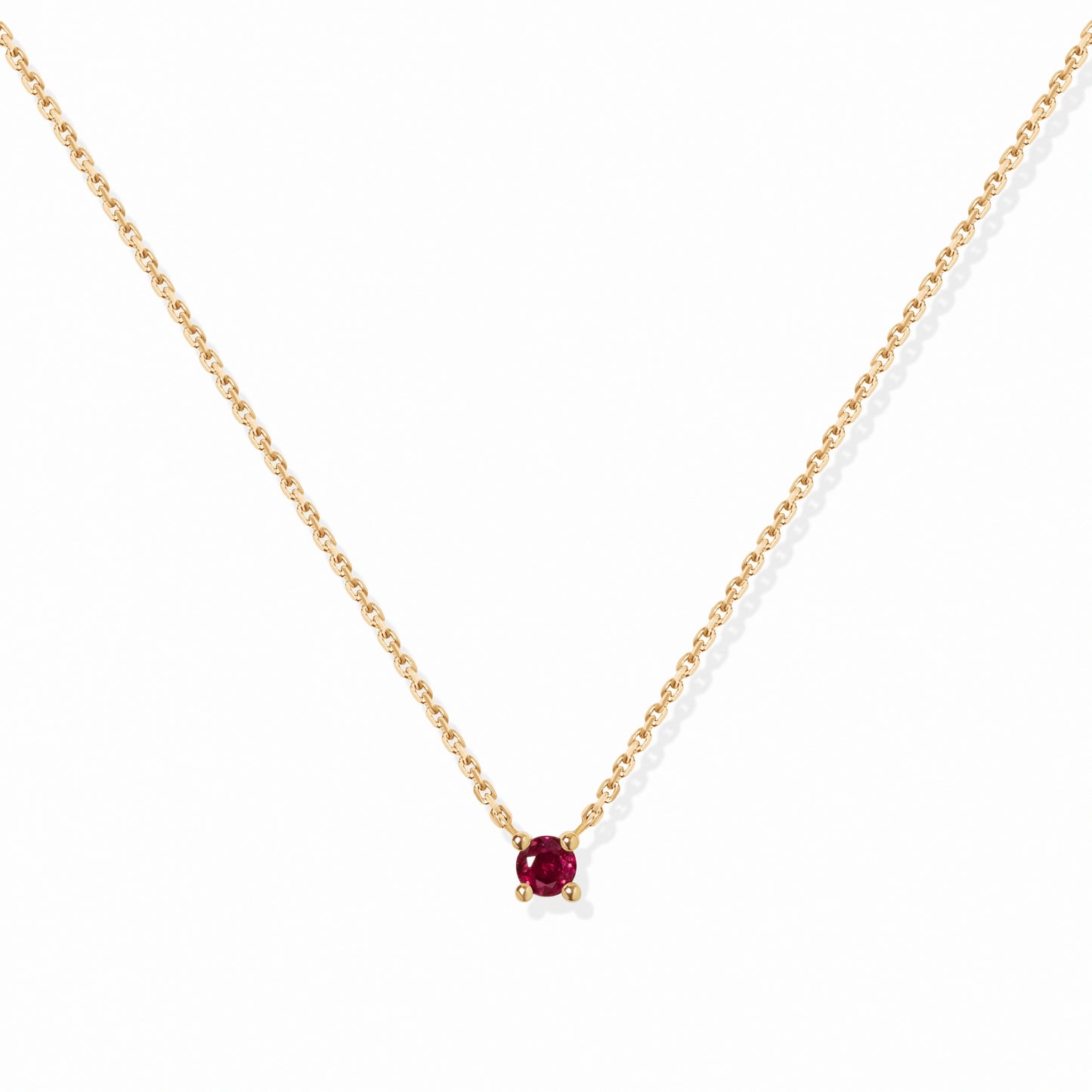 VIERI Birthstone Collection Halskette Rubin - Juli