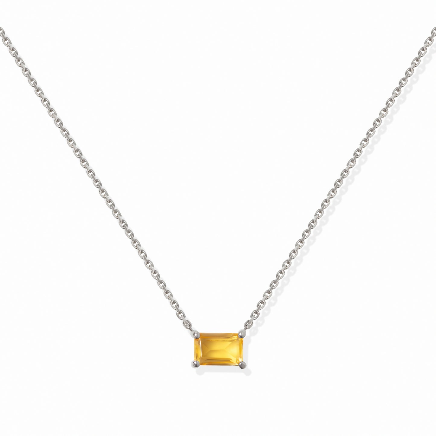 VIERI Birthstone Collection Halskette Goldcitrin - November