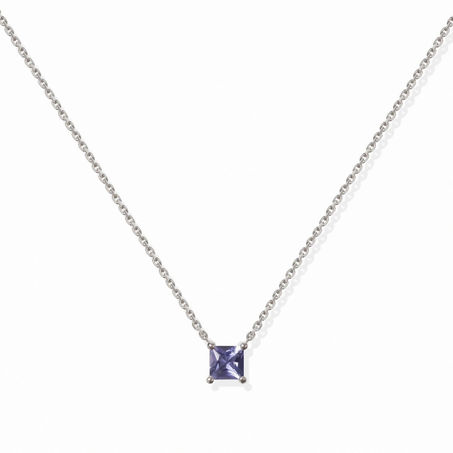 VIERI Birthstone Collection Halskette Iolith - Dezember