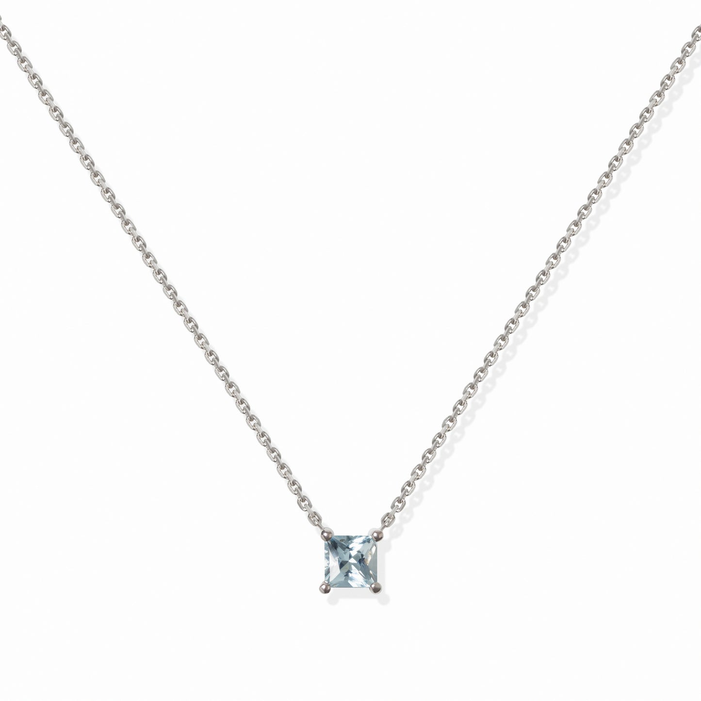 VIERI Birthstone Collection Halskette Aquamarin - März