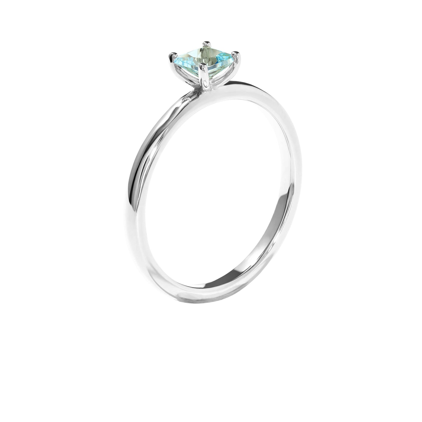 VIERI Birthstone Collection Ring Aquamarin - März