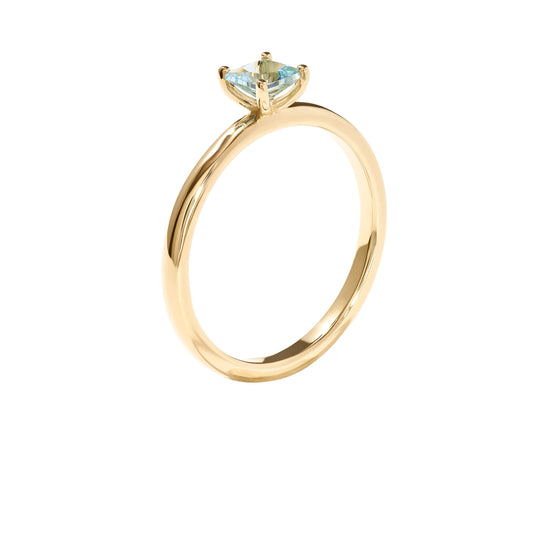 VIERI Birthstone Collection Ring Aquamarin - März