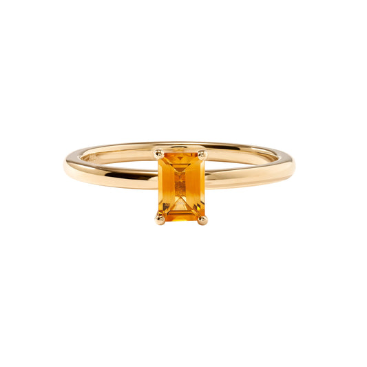 VIERI Birthstone Collection Ring Goldcitrin - November