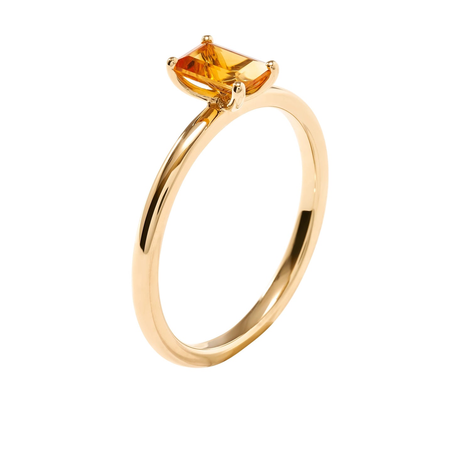 VIERI Birthstone Collection Ring Goldcitrin - November