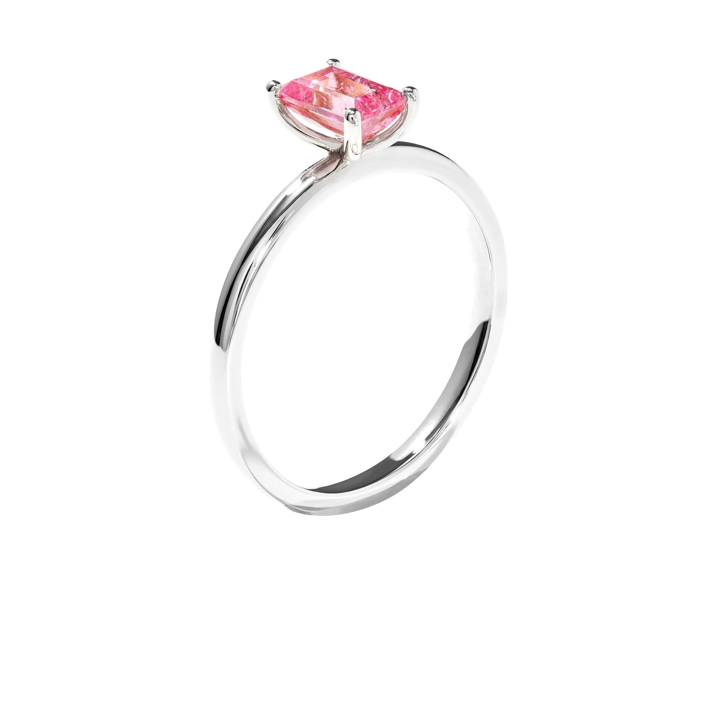 VIERI Birthstone Collection Ring Rosa Turmalin - Oktober