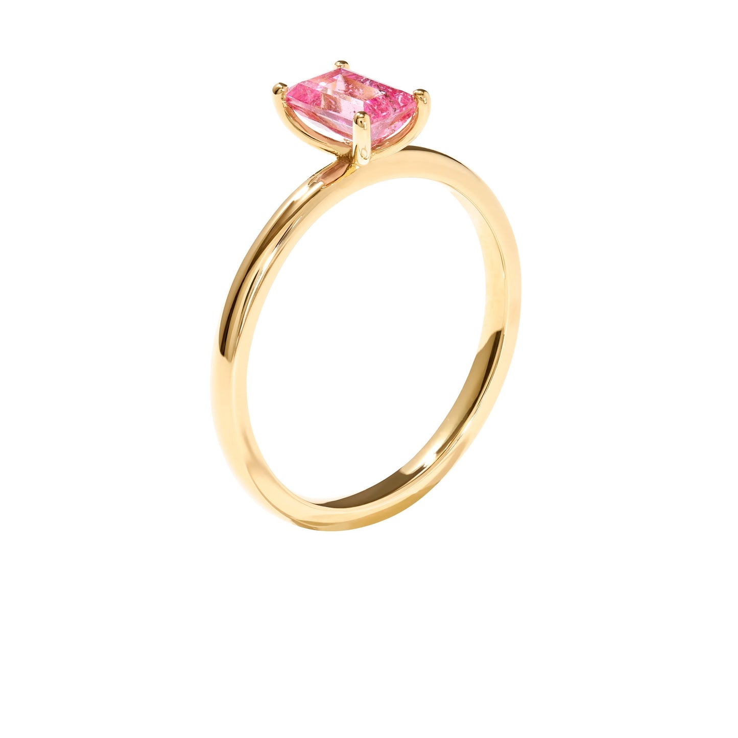 VIERI Birthstone Collection Ring Rosa Turmalin - Oktober