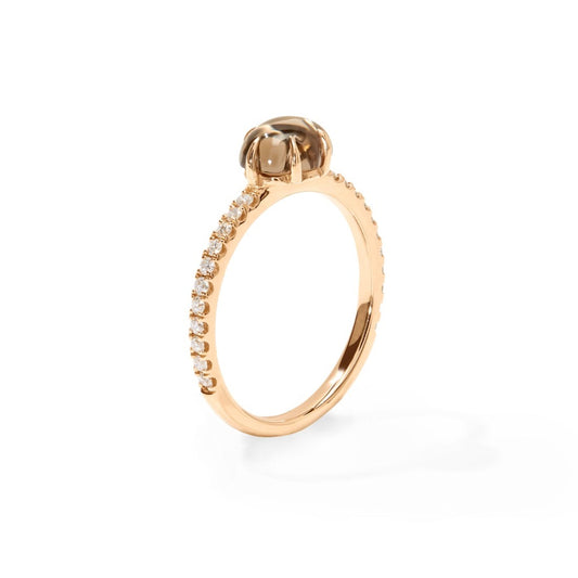 Mid Cloud Ring Pavé Smoke