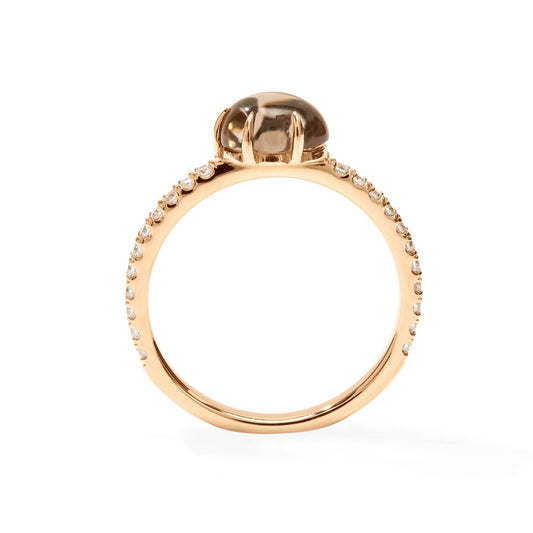 Mid Cloud Ring Pavé Smoke