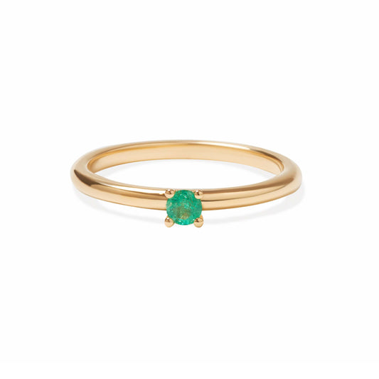 VIERI Birthstone Collection Ring Smaragd - Mai