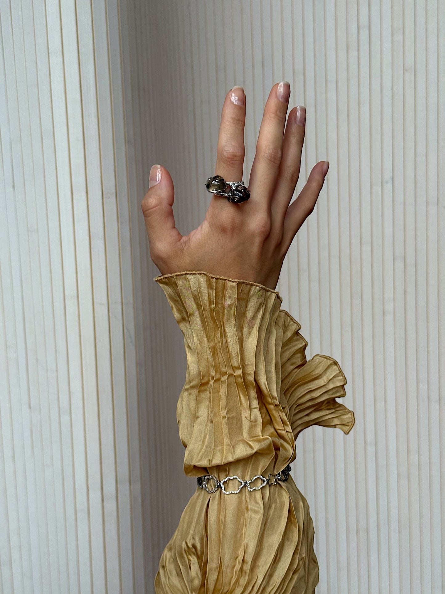 Golden Cloud Formation Bracelet