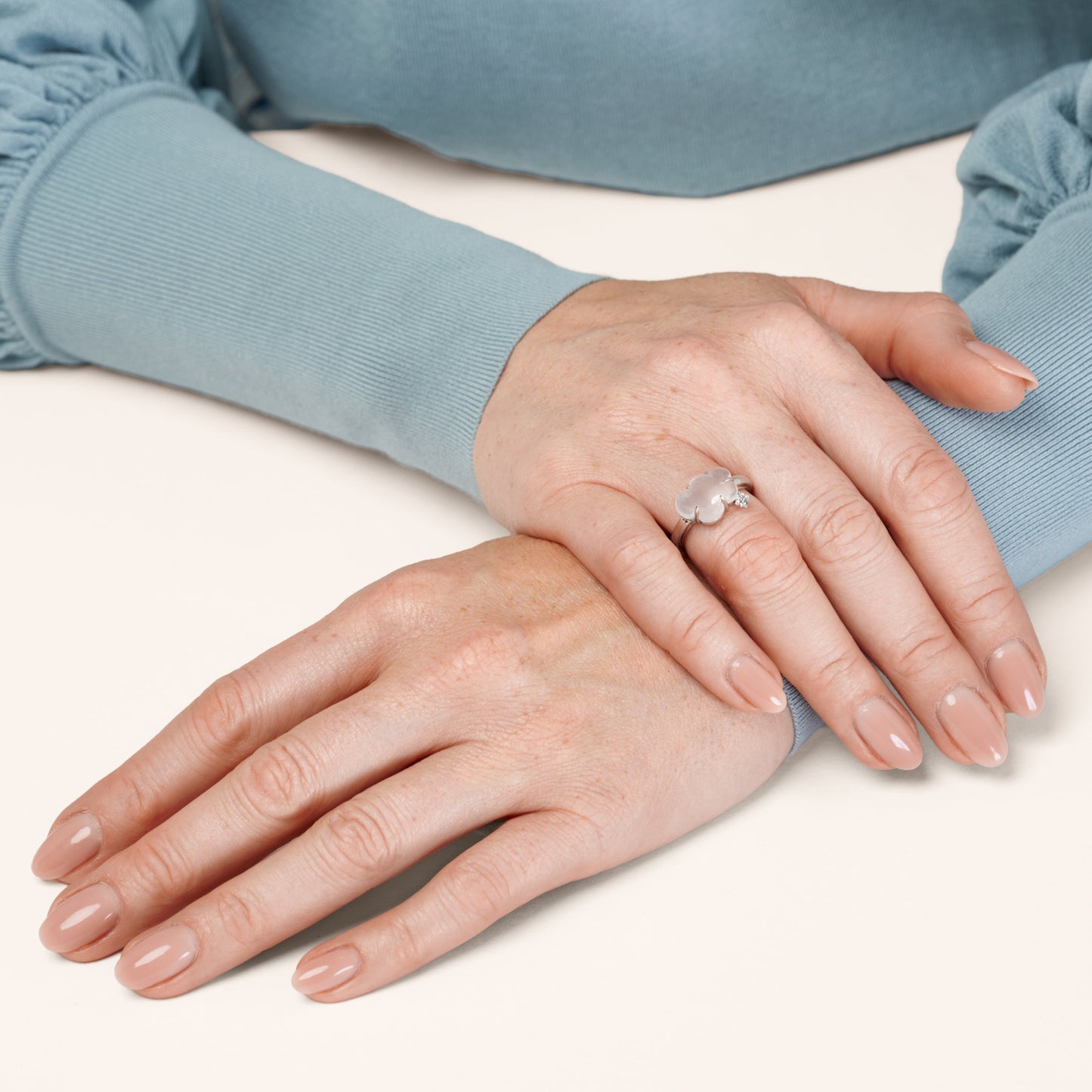 Cloud Ring Diamond Milk