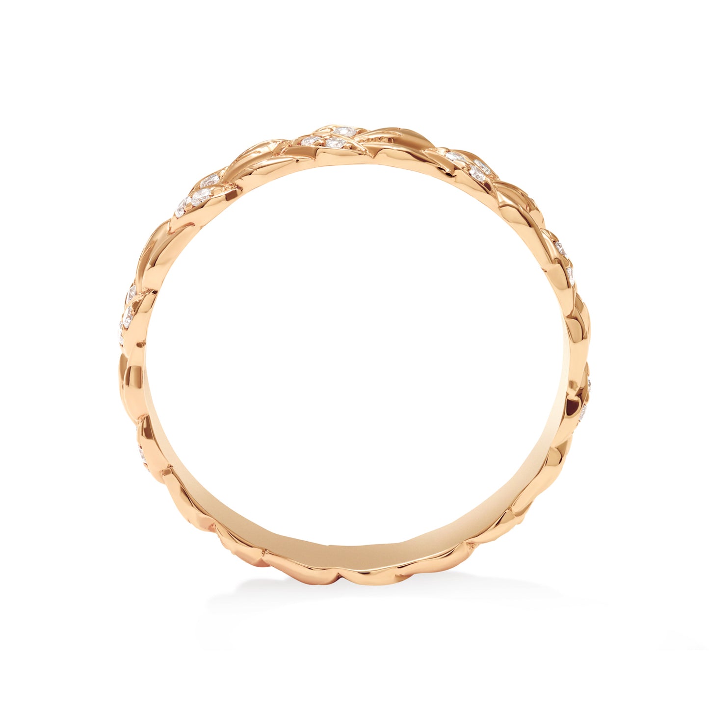 Lily Collection Band Ring Diamond Gold