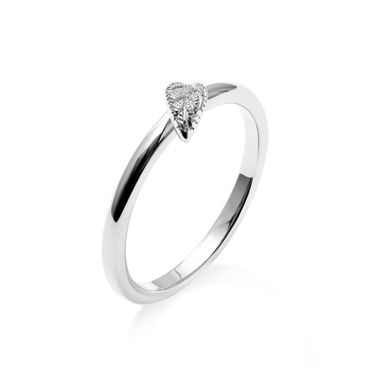 VIERI Lily Collection Leaf Ring engraved