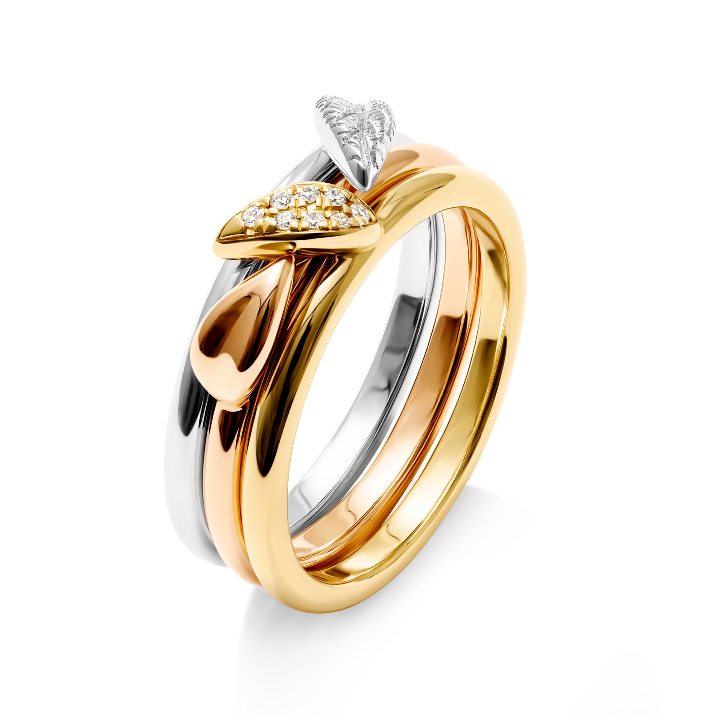 VIERI Fine Jewellery Lily Leaf Ring