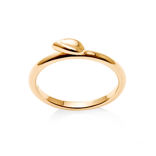 Lily Collection Leaf Ring plain