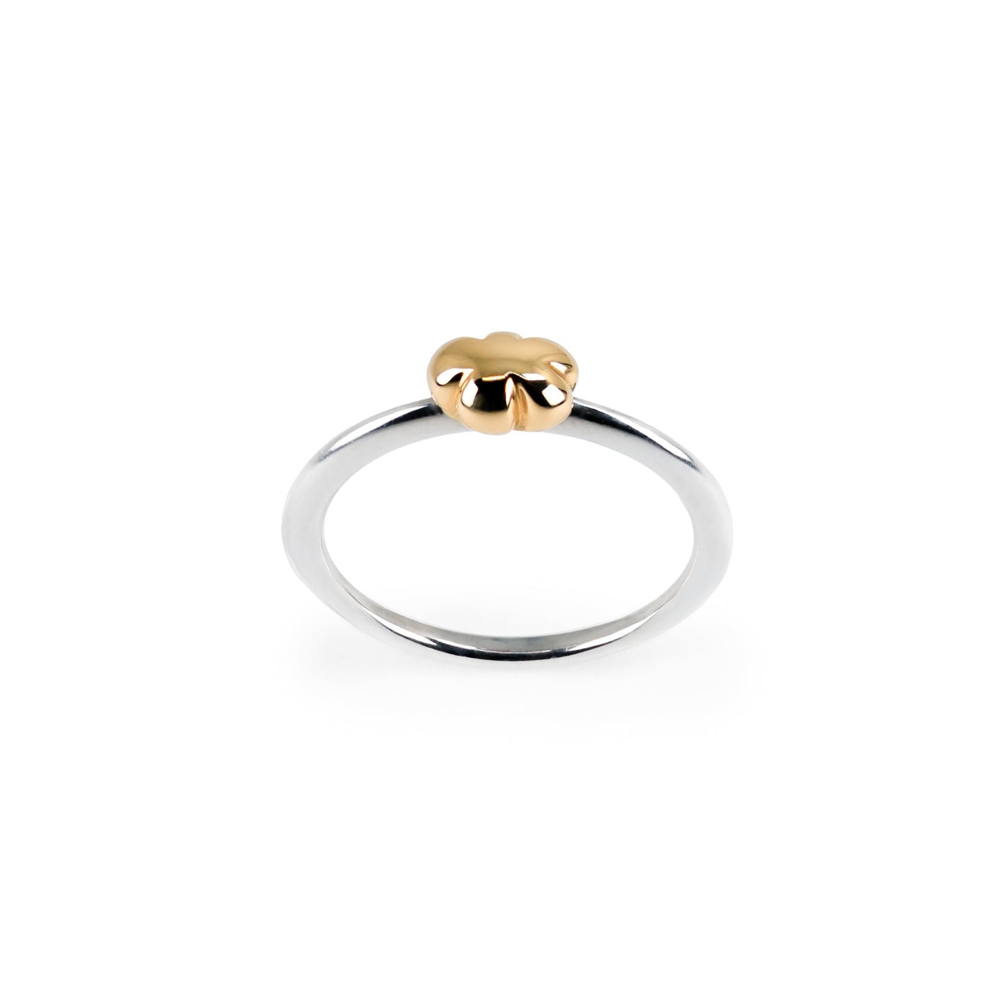 VIERI x Cloudy Two Tone Ring Silver