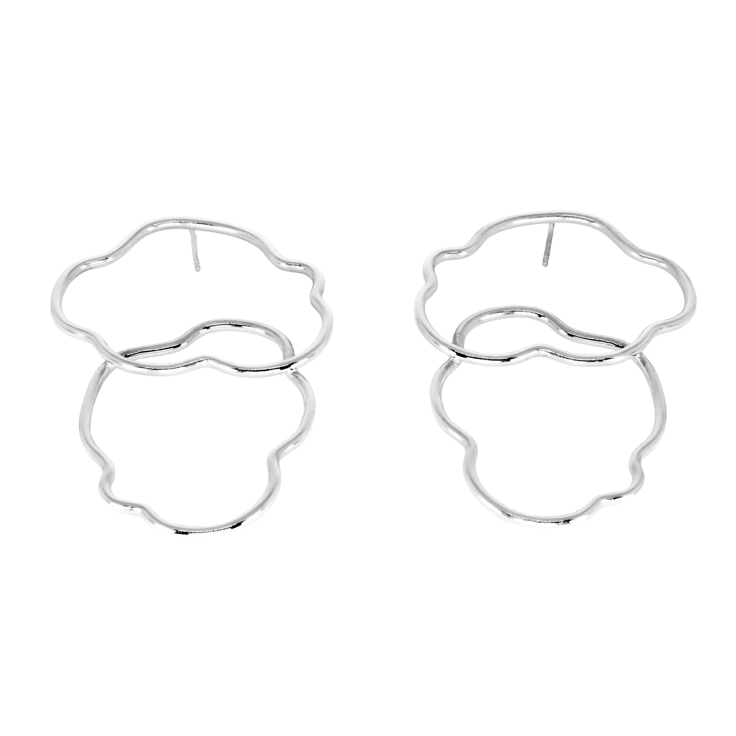 VIERI x Cloudy Solid Hoops