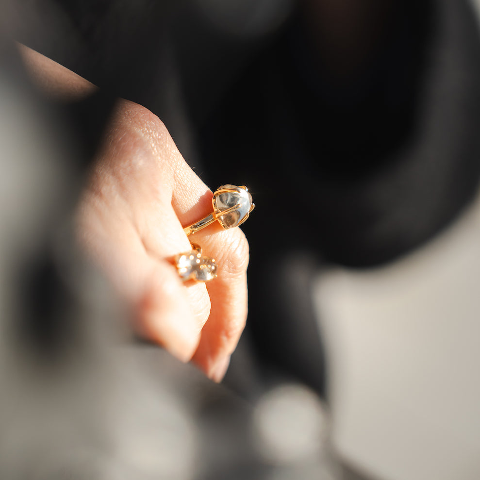 Golden Edition Cloud Ring Diamond