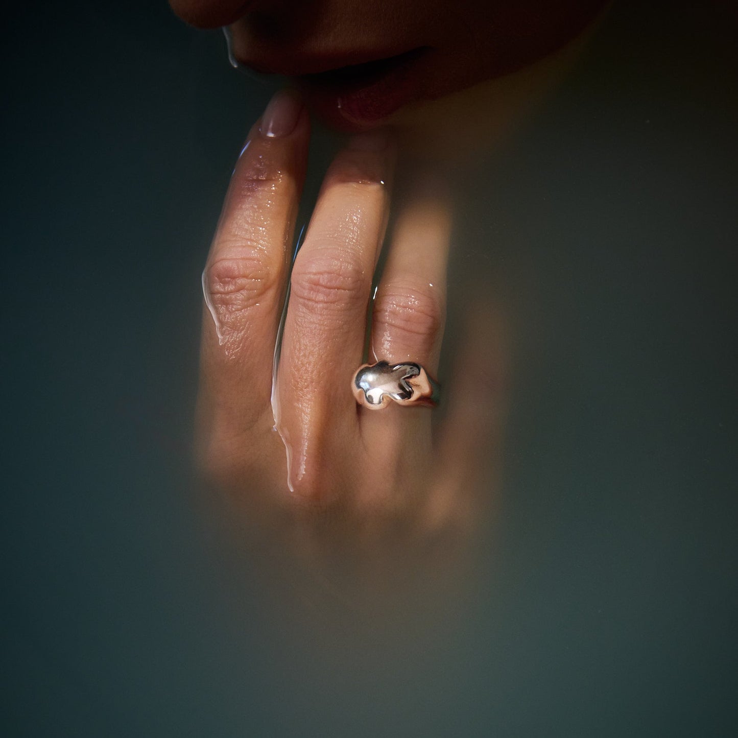 VIERI x Cloudy Bold Ring Silver