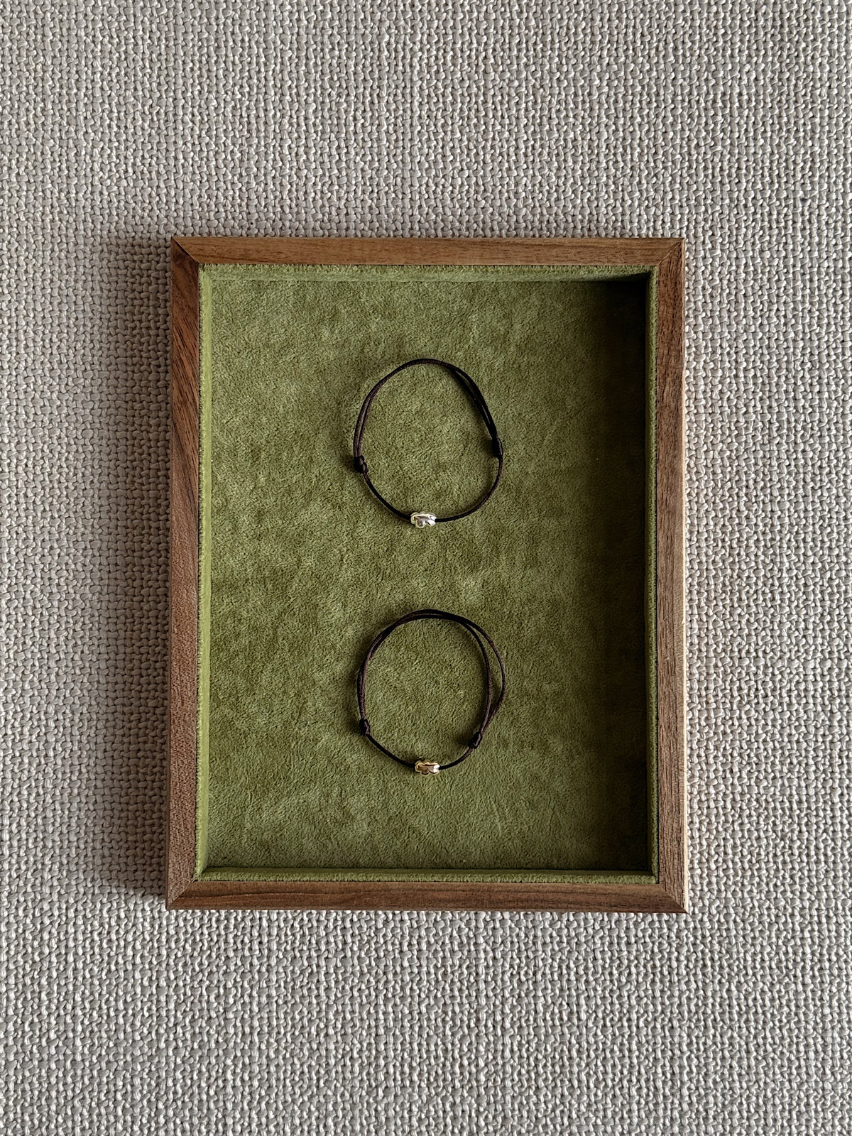 The Double Cloud Satin Bracelet