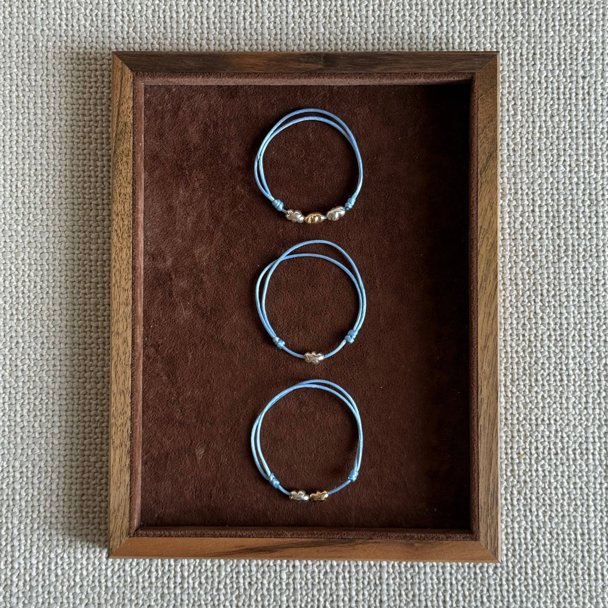 The Triple Cloud Satin Bracelet