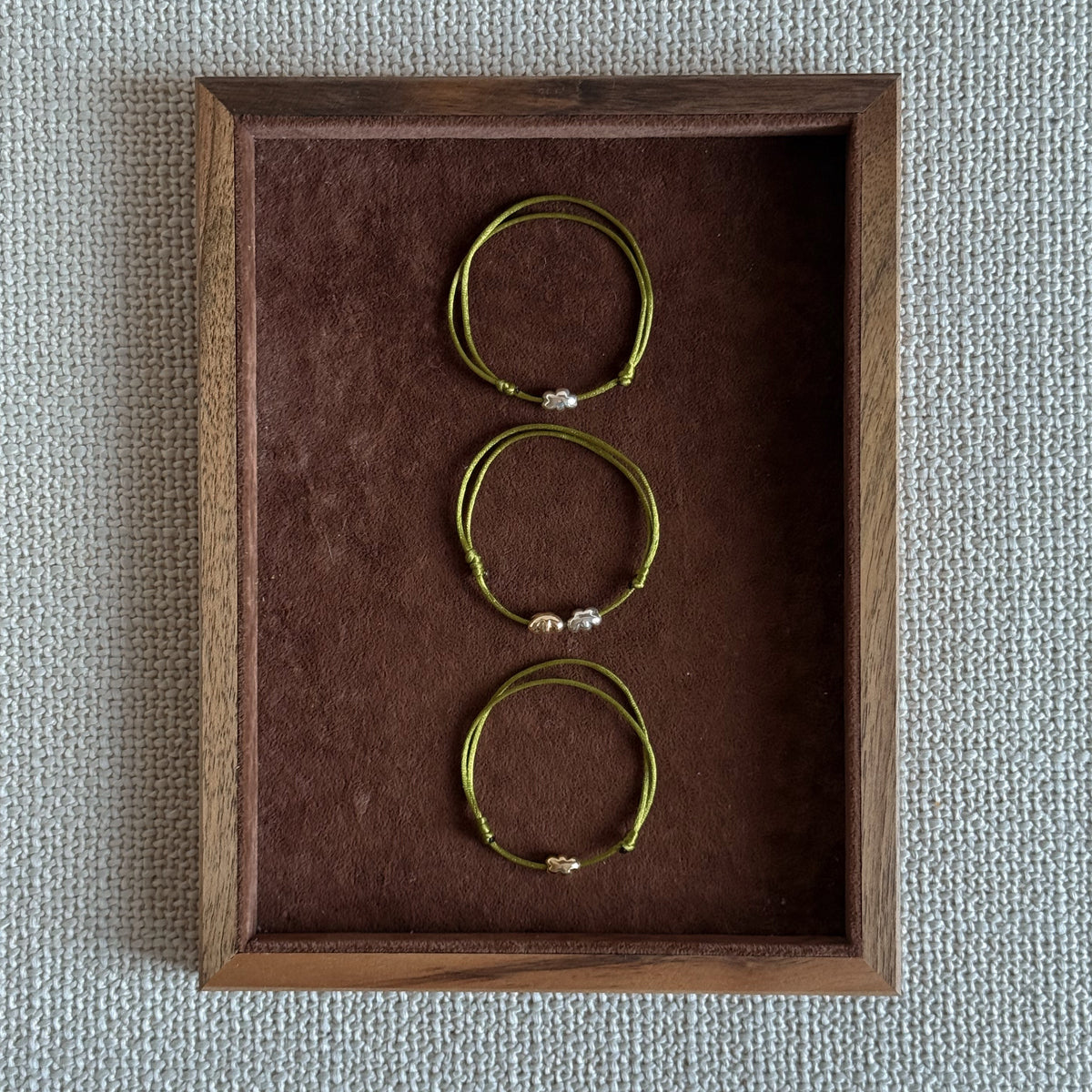 The Triple Cloud Satin Bracelet