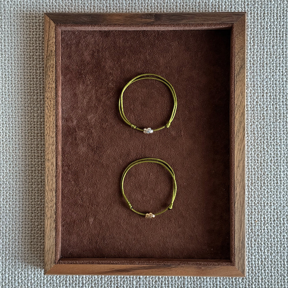 The Single Cloud Satin Bracelet