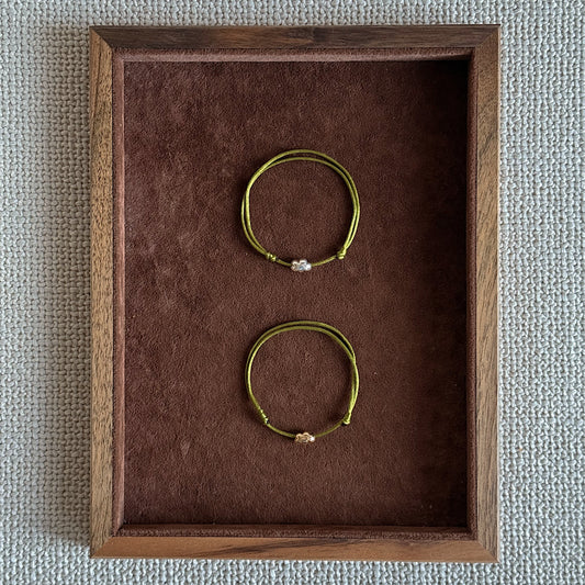 The Single Cloud Satin Bracelet