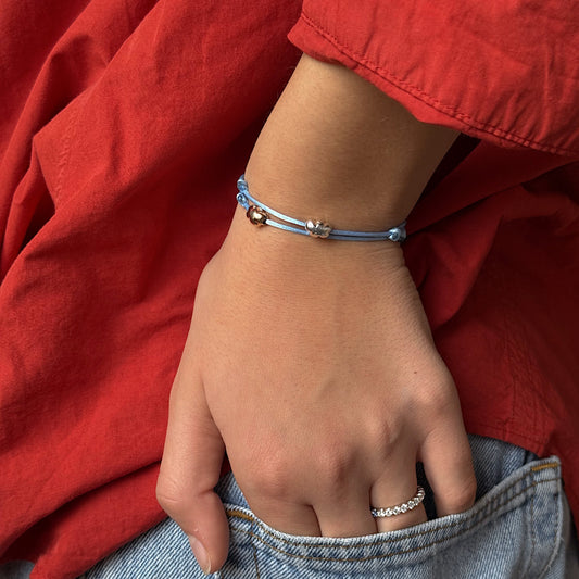 The Single Cloud Satin Bracelet