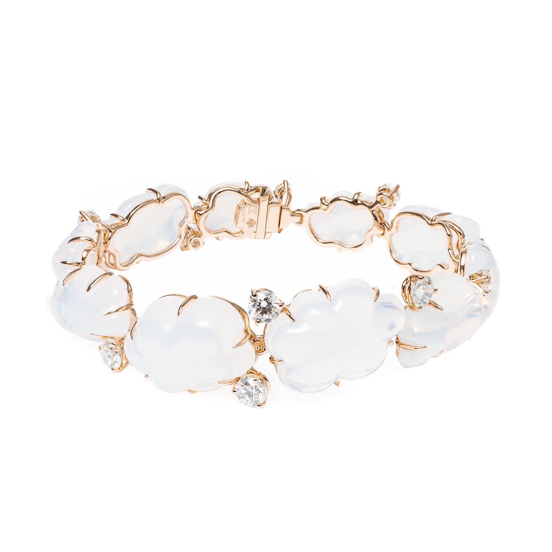 vieri cloud formation rosegold bracelet diamant